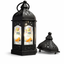 Black Hexagon Hanging Ramzan Lantern With Toop Print.