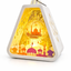 White Ramzan Lantern With Colourful Mosque & Crescent