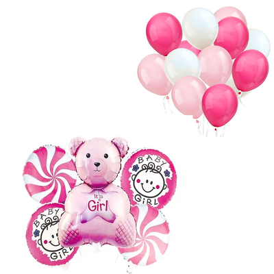 Girl Teddy Bear Theme Set Bundle