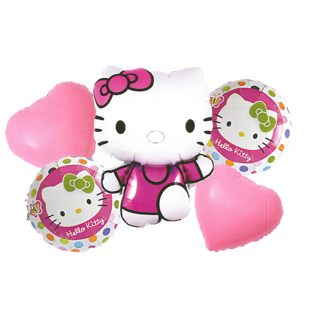 Hello Kitty 5 pc Foil Balloon Set