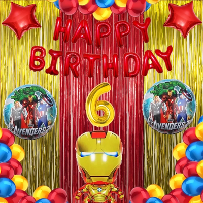 IronMan Birthday Theme Set