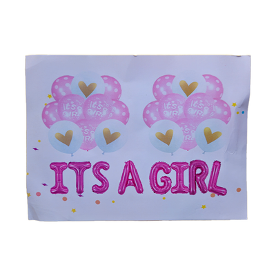 Its A Girl Balloons Set - 23 Pcs