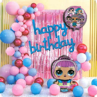 LOL Doll Birthday Theme - 55 pcs