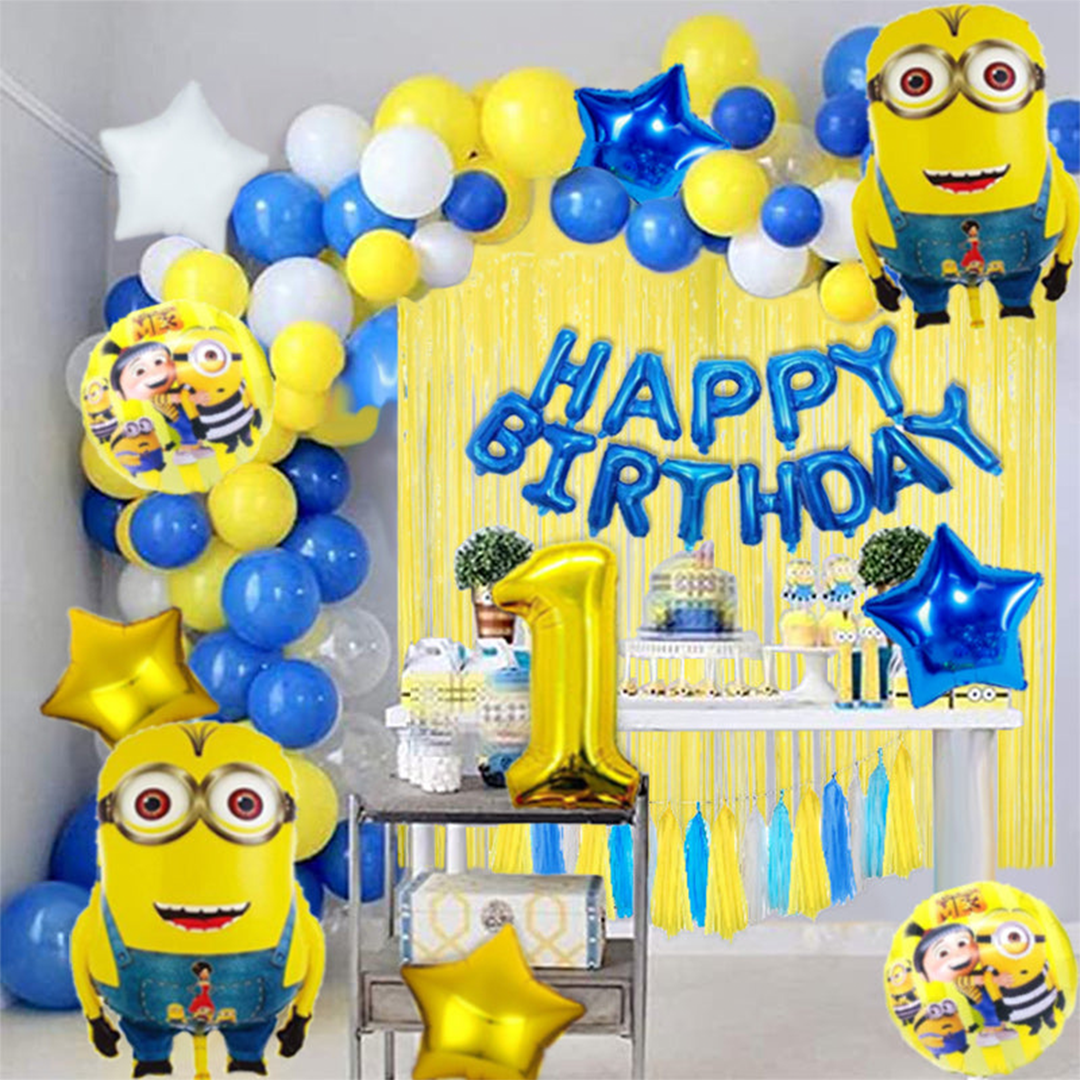 Minions Birthday Theme Set - 113 pcs