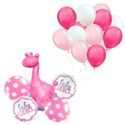 Baby Girl Giraffe Theme Set Bundle