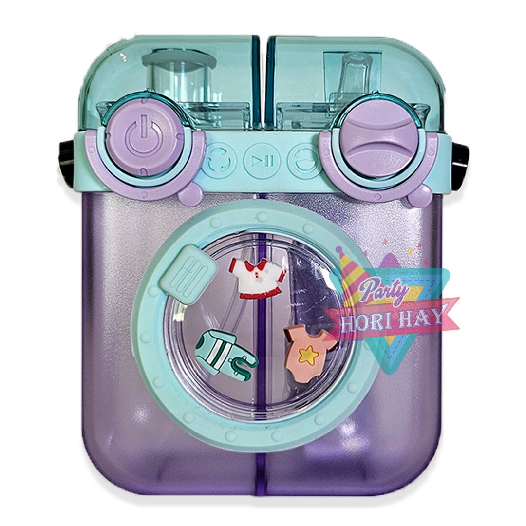 Kids Water Bottle - Washing Machine Style