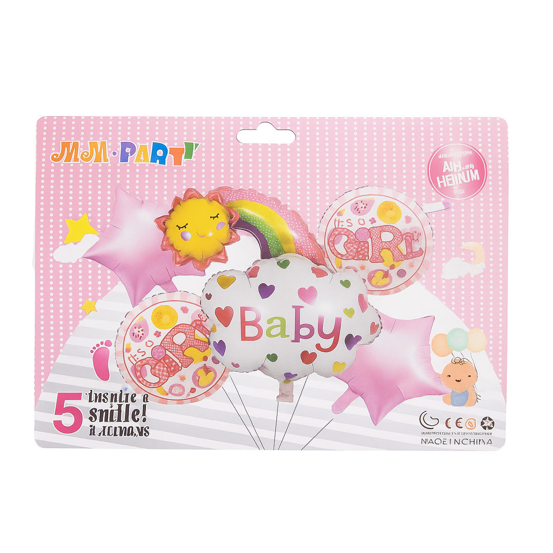 Baby Girl Rainbow Theme