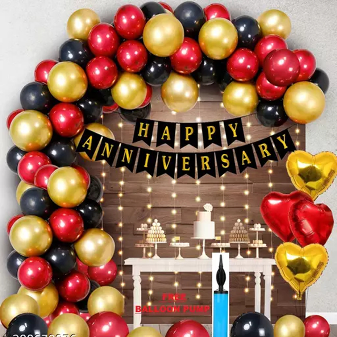 Red Gold & Black - Wedding Anniversary Bundle