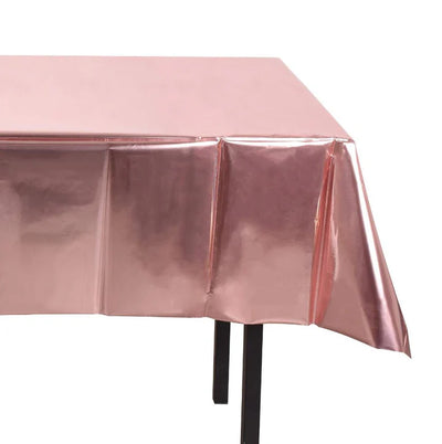 Rose Gold Plastic Table Sheet