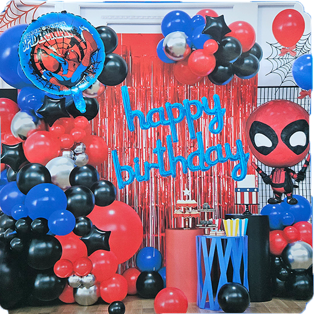 Spider Man Birthday Theme Set