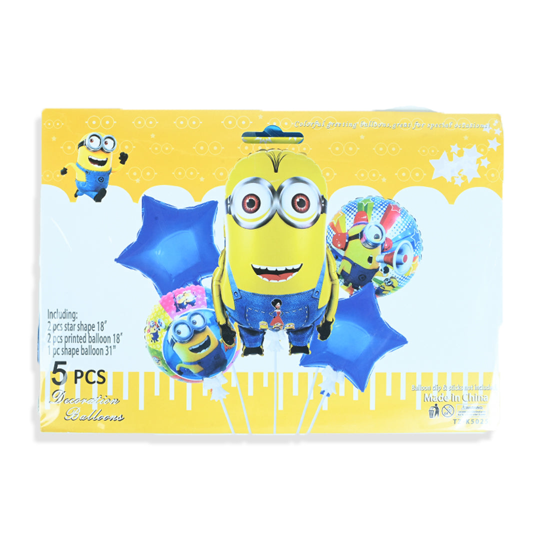 Minions Theme set foil Balloons