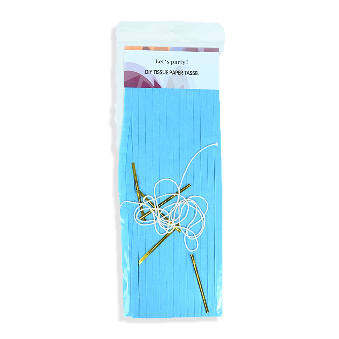 Tissue Tassel - Blue