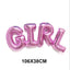 17 Pc Foil Balloon Theme Set Baby Girl