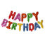 Multi-Colour HBD Foil Balloons