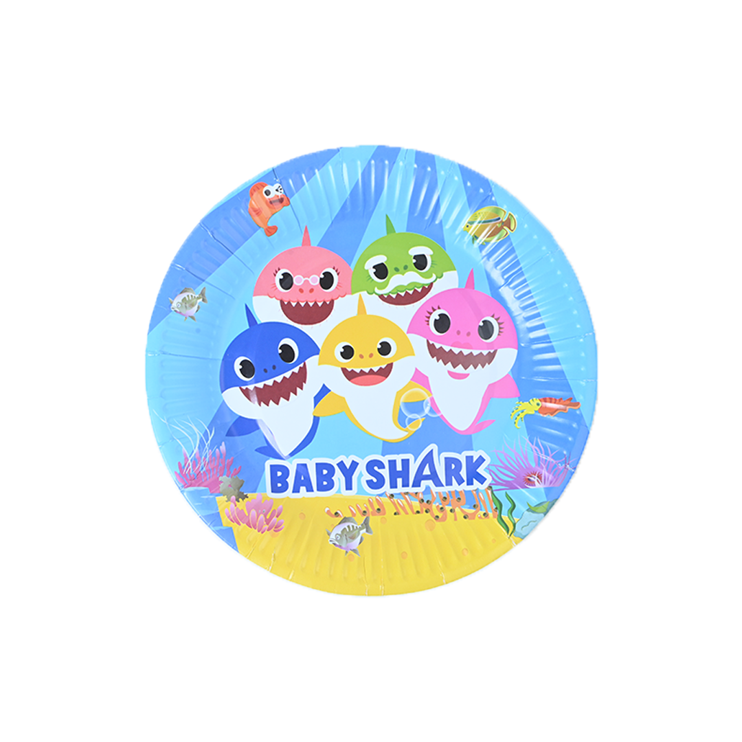 Baby Shark Paper plates