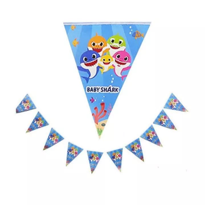 Baby Shark Flag Banner