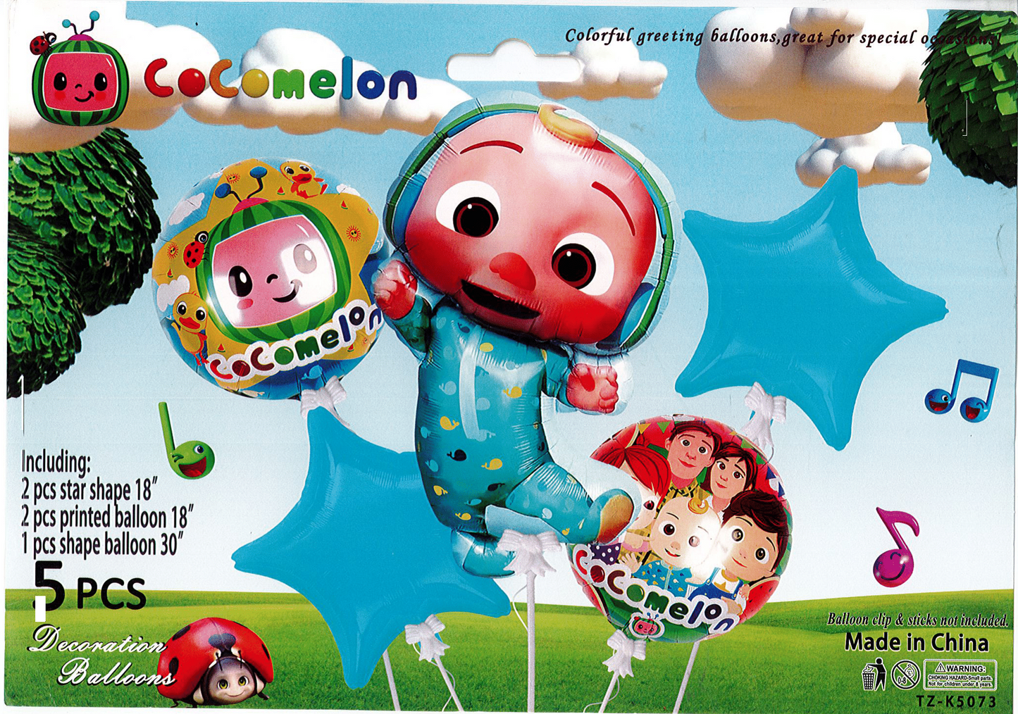 Coco Melon Character Theme Set Blue