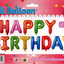 HBD Multi-Colour Chrome Foil Balloon