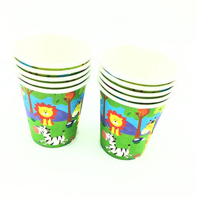 Zoo Theme Paper Cups