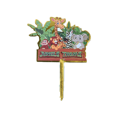 Jungle Theme Cake Topper