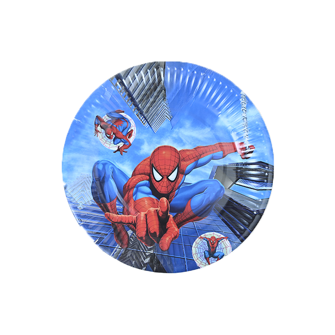 Spiderman Paper Plates