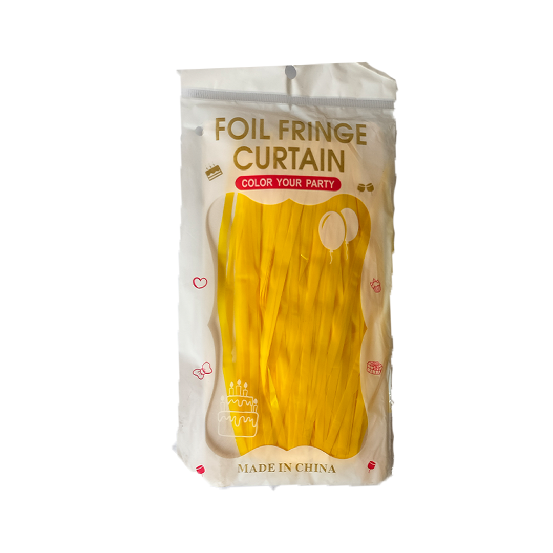 Yellow Fringe Curtains