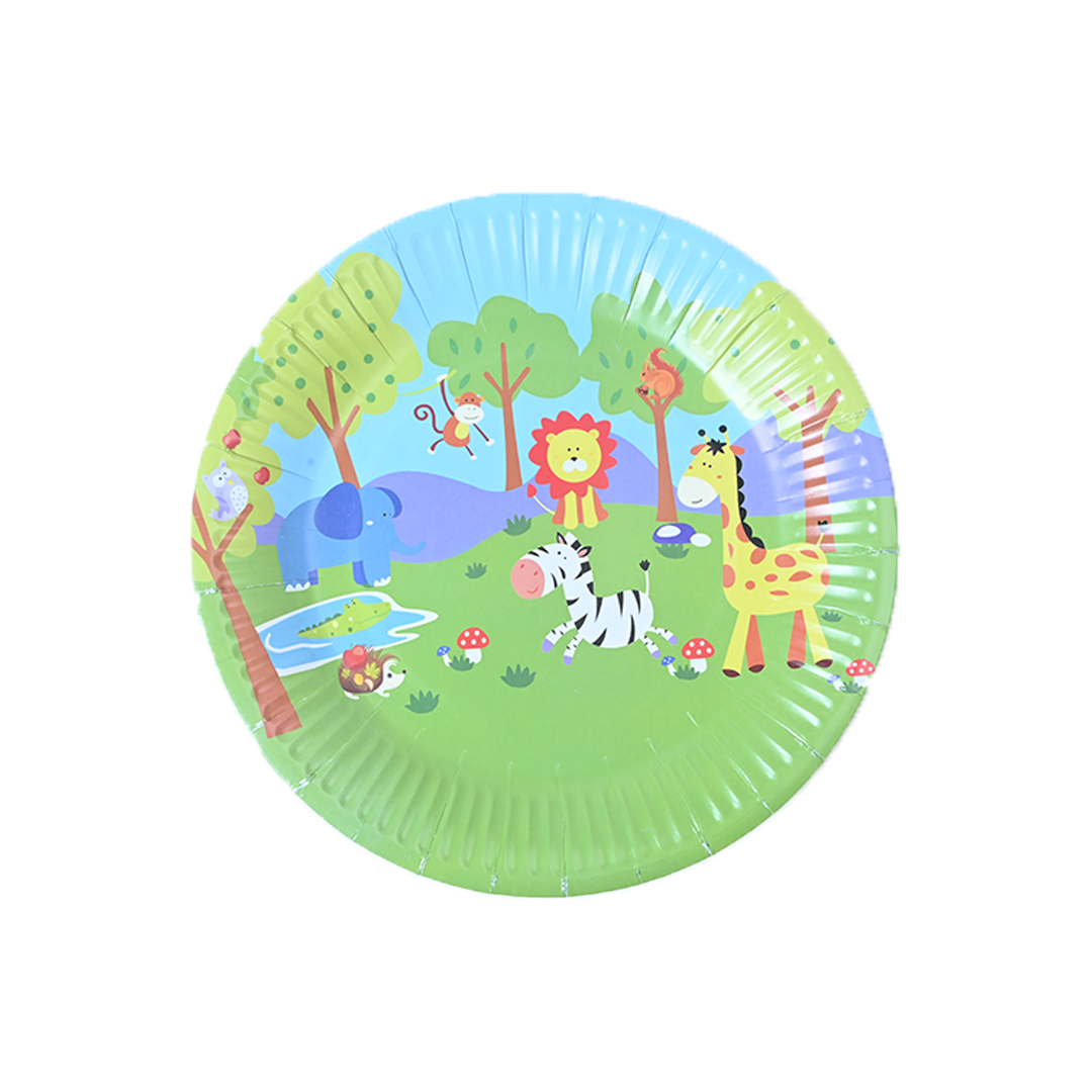 Zoo theme Paper Plates